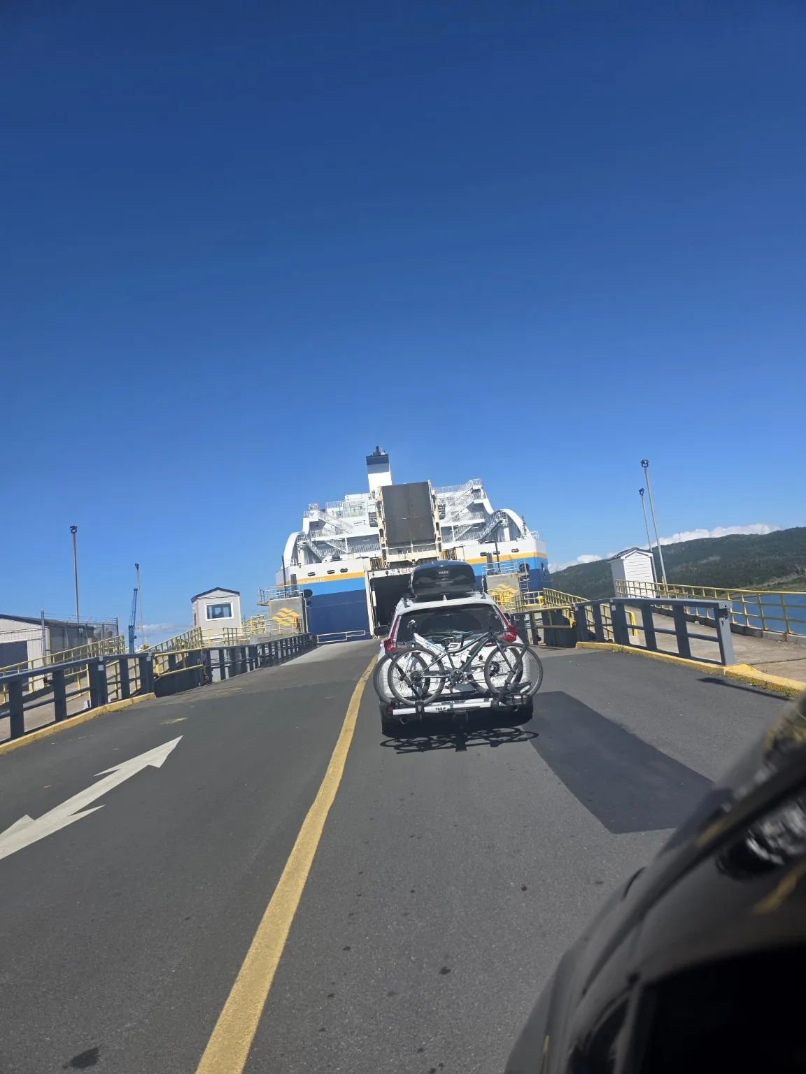 British Columbia ferry travel during rollout field work