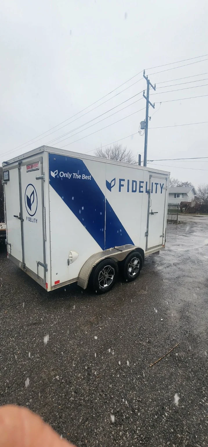 Fidelity commercial trailer graphics