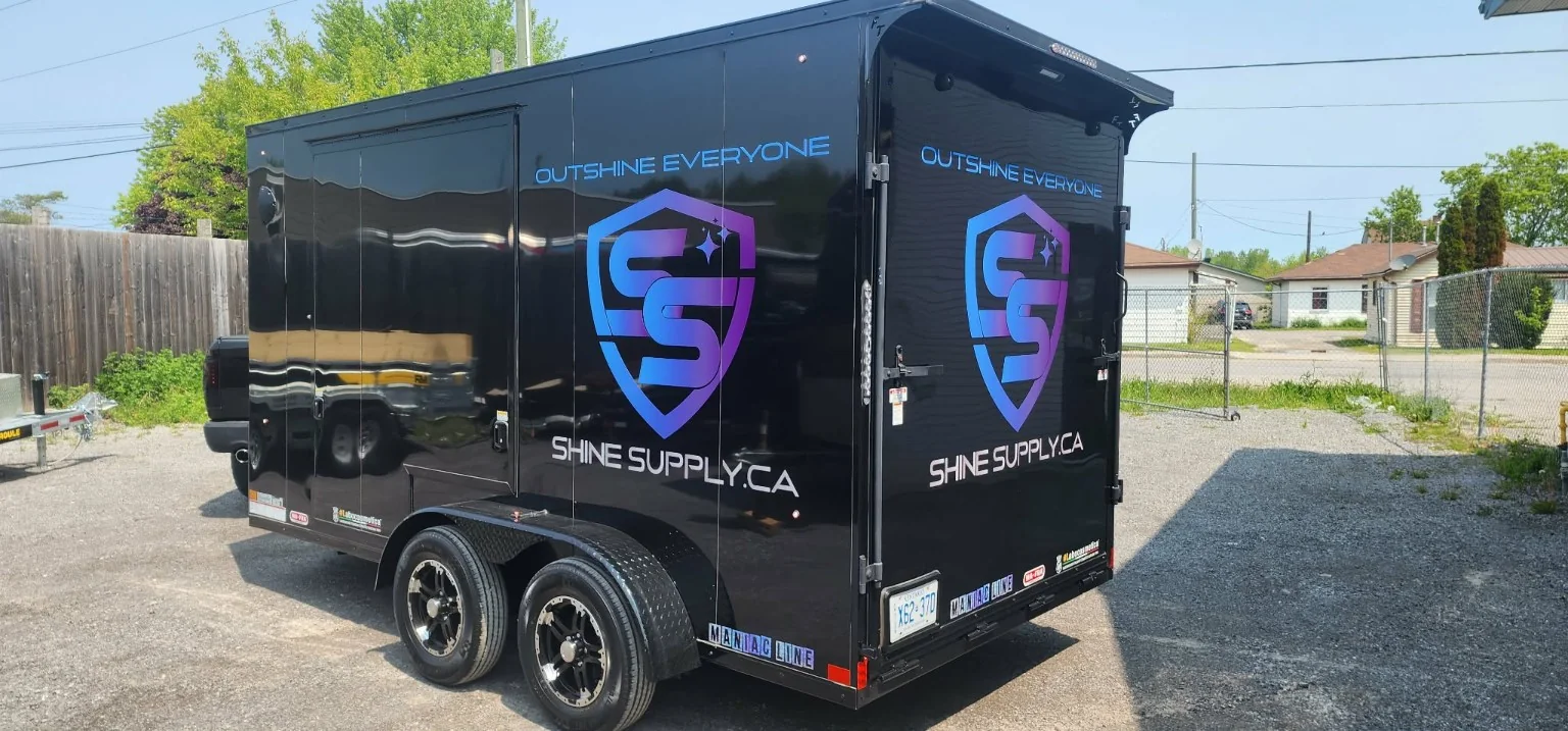 Shield Supply commercial trailer graphics