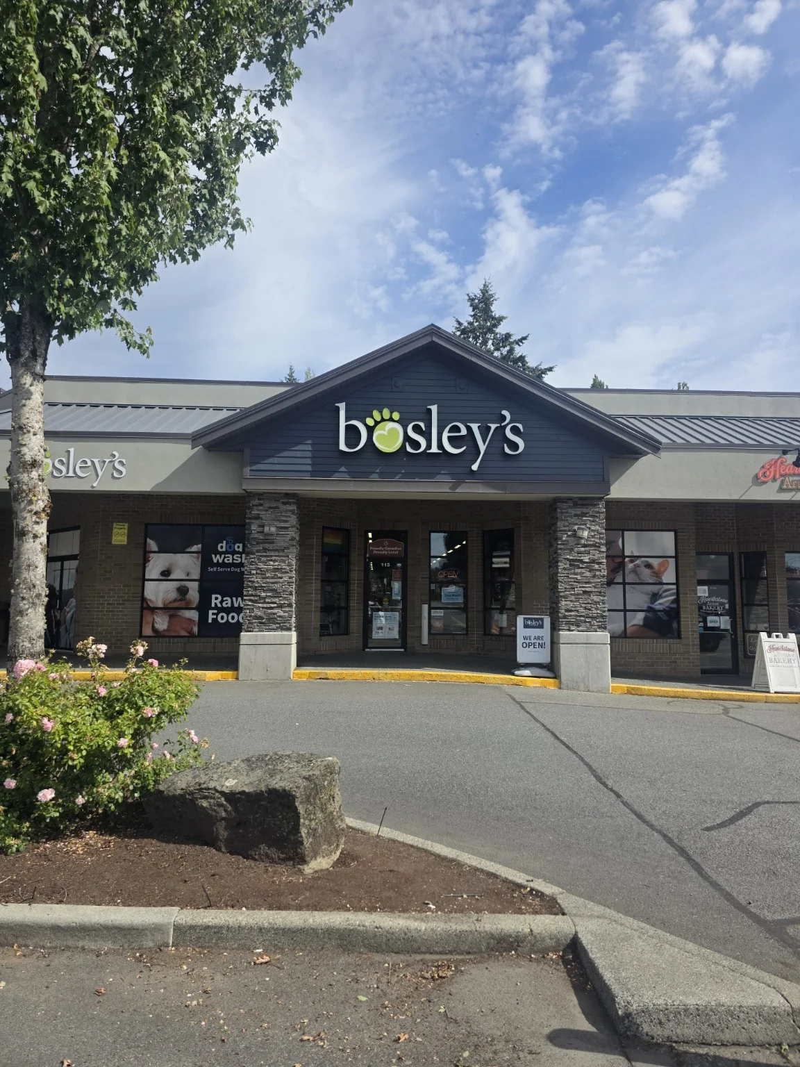 Bosley's landscaped storefront from Canada-wide retail rollout